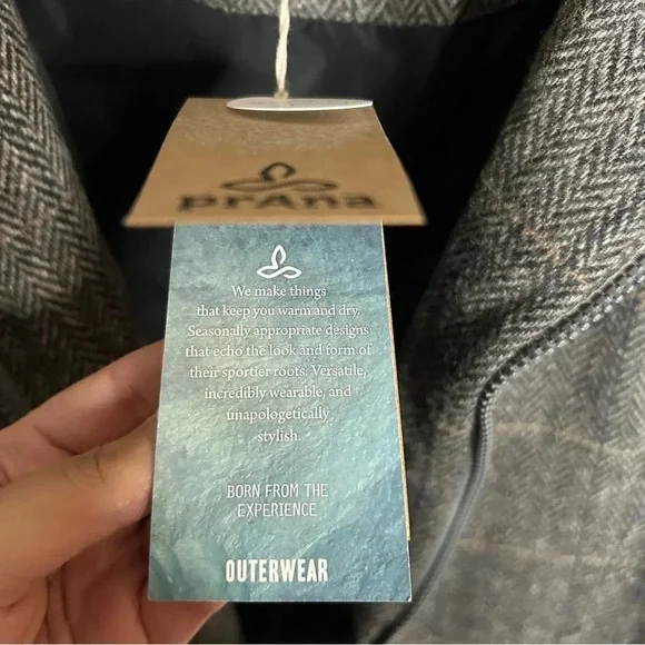 prAna Women’s Caprise Convertible Zip Insulated Herringbone Jacket - XS - NWT - Picture 7 of 11